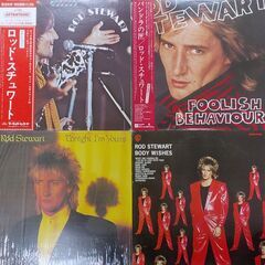 ロッド・スチュワート/Rod Stewart　LPレコード4枚セット