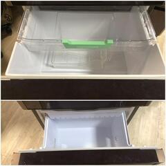 【松本市引き取り限定】HITACHIノンフロン冷凍冷蔵庫375㍑（2017年）の画像