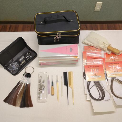 クリスマス特集2025 ヘアループ 増毛エクステ ヘアエクステンション 開業セット 新品 ヘアブラシ・コーム