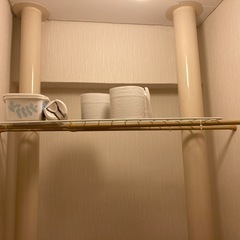 収納ラック突っ張り棒各種の画像