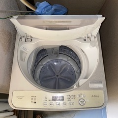 洗濯機 シャープ ES-GE4Dの画像