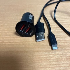 バッファロー　シガーソケット用USB充電器の画像