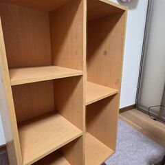 2列カラーボックス【本日引き取りのみ】の画像