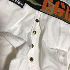 egde ボクサー　ホワイト　迷彩の画像