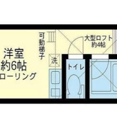 🌏仲介手数料0円・賃料1ヶ月無料・敷金礼金なし・契約金５万円🚃J...