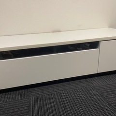 lowya 120 ローテレビボード 台  ホワイト 木製 ほぼ...