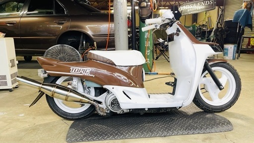 HONDA TOPIC PRO AF38 ホンダ トピック プロ 50cc 旧原チャ 希少 レア車 車高短 シャコタン ワンオフ ハイスピードプーリー 326POWER