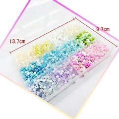 12色彩　ビーズセット　3～3.5mm　ケース付きの画像
