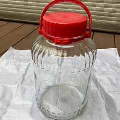 ガラス瓶　特大　８リットル　漬物　らっきょう