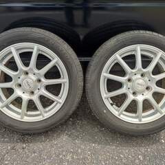 軽自動車用　タイヤ・ホイール 165/55R14 DUNLOP 2021年製　の画像