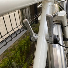 最終価格　幻の名車　銀輪旅車AZUランドナー　ヴィンテージ　ホワイトの画像