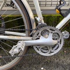 最終価格　幻の名車　銀輪旅車AZUランドナー　ヴィンテージ　ホワイトの画像