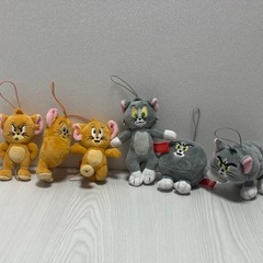 トムとジェリー　ぬいぐるみ　キーホルダー