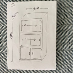 無料　　食器棚②の画像
