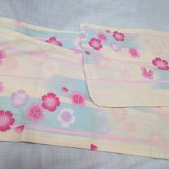 浴衣　単品　生成り　クリーム　水色　ピンク　白　紫　フリーサイズ　ナデシコ　撫子 yukataの画像