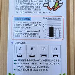 洗濯機用防振ゴム　ニューしずか　未使用の画像