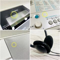 ★動作品★カシオ/LK-516/光ナビゲーション/キーボード/ホワイト/2019年製/61鍵盤/付属品有り/内蔵全230曲/自動演奏/電子ピアノ/CASIO/E1ER0401の画像
