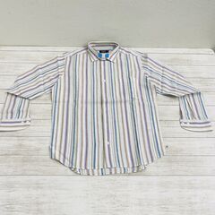 アラミス/長袖シャツ/6着セット/メンズ/M/ボタンダウン/ARAMIS AOUDIMA/クリーニング済み/ストライプ/チェック柄/E0ER0207の画像