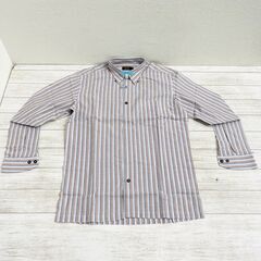 アラミス/長袖シャツ/6着セット/メンズ/M/ボタンダウン/ARAMIS AOUDIMA/クリーニング済み/ストライプ/チェック柄/E0ER0207の画像