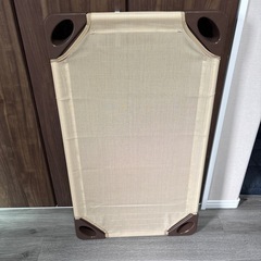 【未使用】お昼寝用　コット　ブラウンの画像