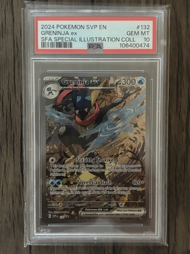 海外限定 ゲッコウガex プロモ SAR 英語版psa10 (にふてぃ3
