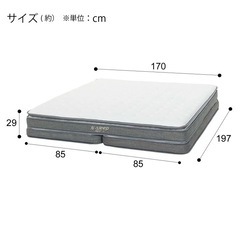 ニトリ　Nスリープ　クイーンサイズ　上段1枚タイプ　マットレス ...