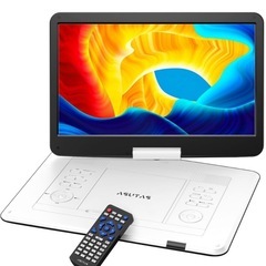 ポータブルdvdプレーヤー 17.9型 液晶 14インチ内蔵ダブ...