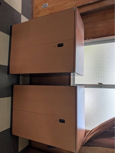 内田洋行　両開き書庫　2台セット