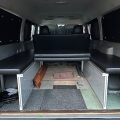 HIACE VAN S-GLワイド用 高級アルミフレームの画像