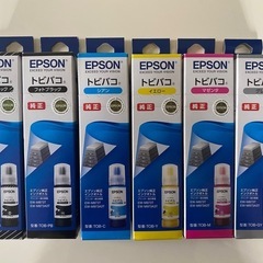 EPSON 純正インクボトル トビバコ 6色セット(未使用品) 