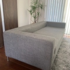 芦屋モデルハウス　ファブリックソファーの画像
