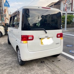 ダイハツ タント　軽自動車　ホワイト　令和9年まで車検付きの画像