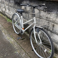 【26インチ自転車】美品❗️スペアキーあり　変速なし　チェーン、サドル新品❗️若林自転車　浜大津店　SALE中❗️の画像