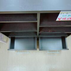 収納棚 棚付き！引き出し収納ラック ブラウン【こちらは店舗です。浜村鹿野温泉ICから3分 買取本舗 宮本リサイクル 営業時間9～19時 定休日水曜のみ←連絡できませんm(_ _)m】の画像