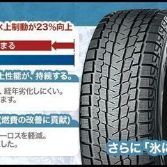 スタッドレスタイヤは値上げ前の今がお買い得☆　225/65R17 YOKOHAMA　iceGUARD SUV G075　☆　４本総額７４，８００円の画像