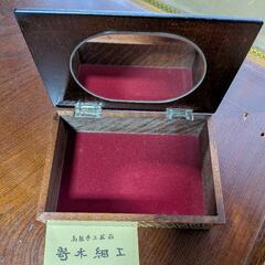(未使用)寄木細工小物入れの画像