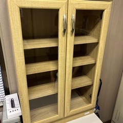 ガラスキャビネット 家具の中古が安い！激安で譲ります・無料で