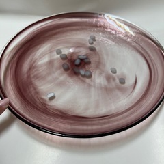 直径25cmガラスの大皿