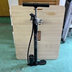 【済】Radfahren スチール自転車ポンプ 高圧タンク付の画像