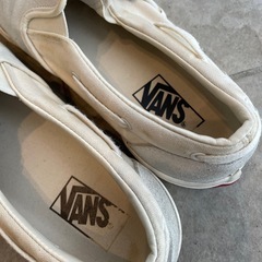 【27cm】VANS 白スニーカーの画像