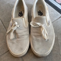 【27cm】VANS 白スニーカー