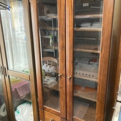 食器棚　シングルサイズ　ユーズド品