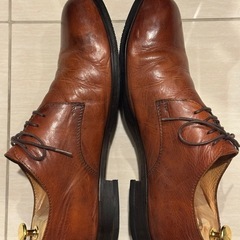 パドローネ　ダービー　革靴　新品アウトソールの画像