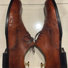 パドローネ　ダービー　革靴　新品アウトソールの画像