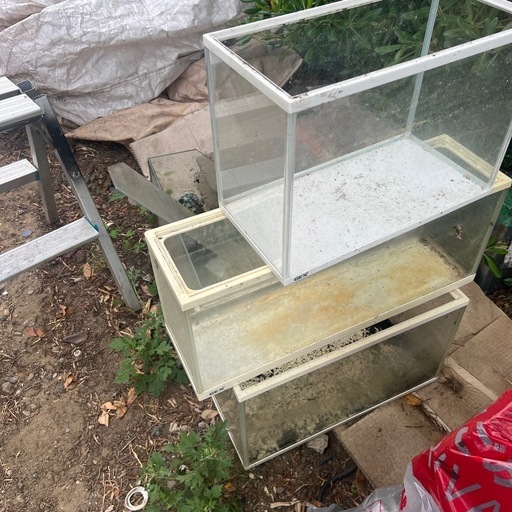 Yahoo!オークション - 中古3点セット アクリル水槽1500×600