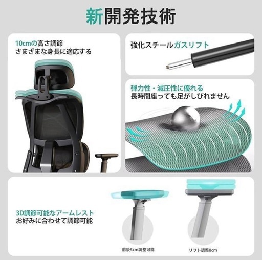 試座のみ　ほぼ新品　オフィスチェア