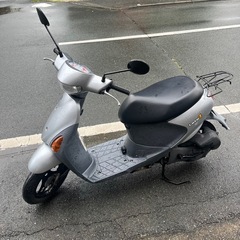 【現状格安車両】 スズキ　レッツ4 グレー　FI  エンジン始動...
