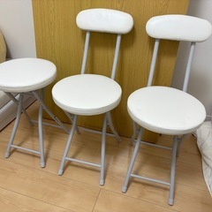 【ニトリ】折りたたみイス3個セットの画像