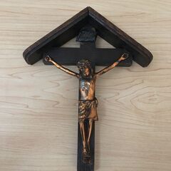 JME073S)★大特価★ヨーロッパ雑貨 十字架張付 アンティー...