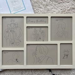 推し活　フォトフレーム2つの画像